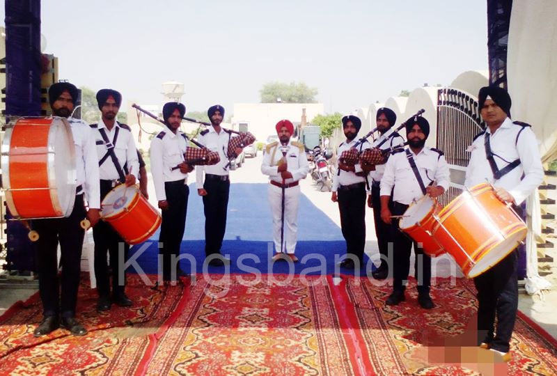 kings band - bagpipe band in delhi