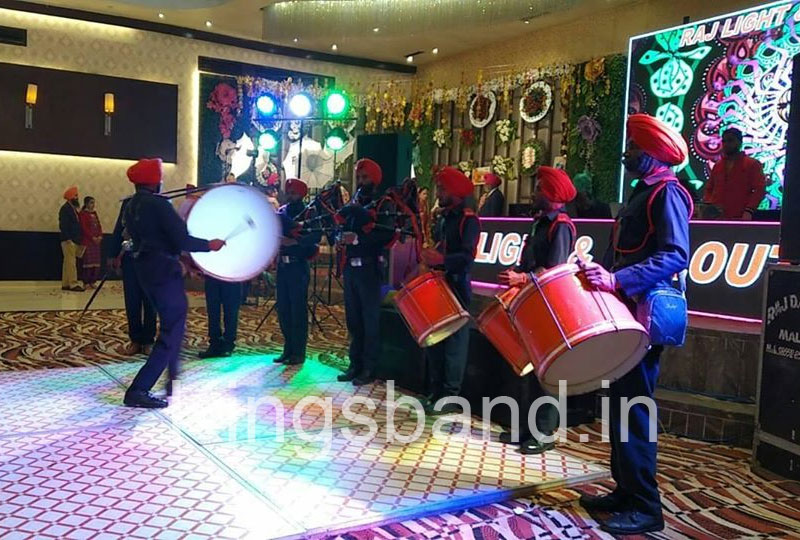 kings band - bagpipe band in delhi