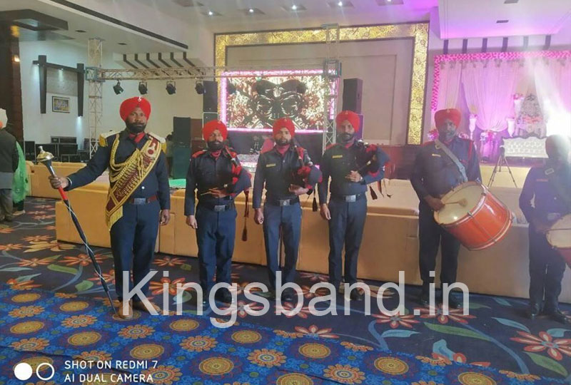 kings band - bagpipe band in delhi